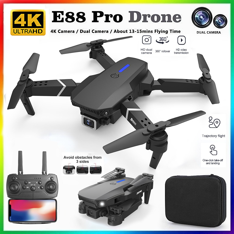 Drone Camera Professional - 2026 YENİ E88 Profesyonel HD 4K
