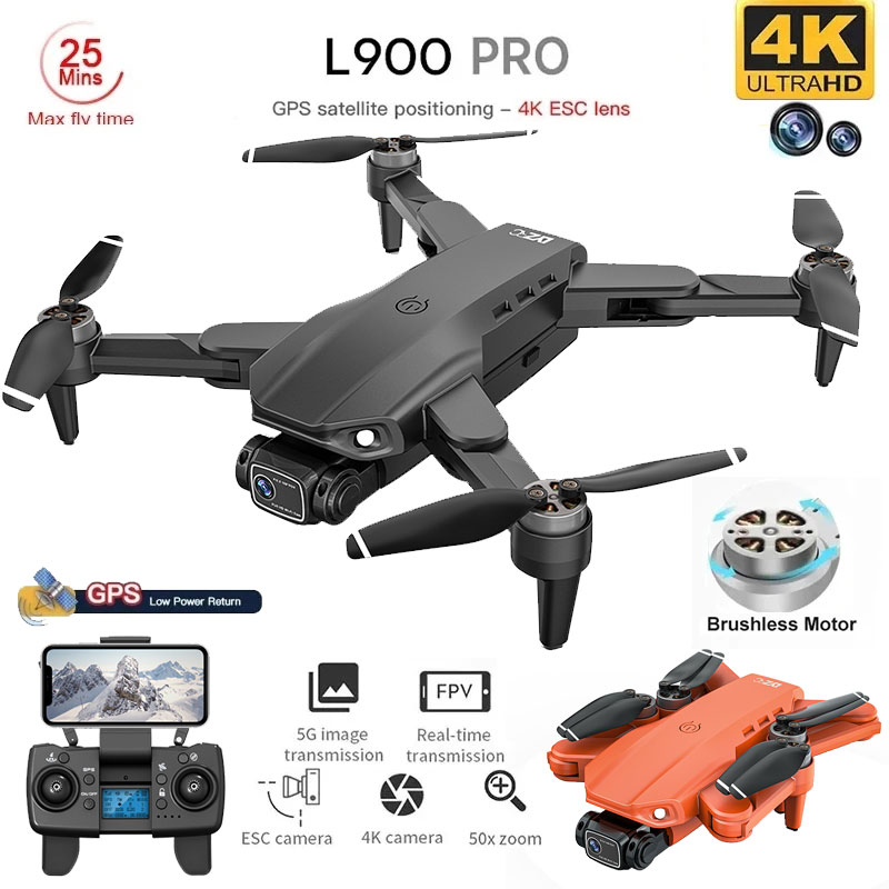 Drone Camera 4K - L900 Pro GPS Drone 4K profesyonel