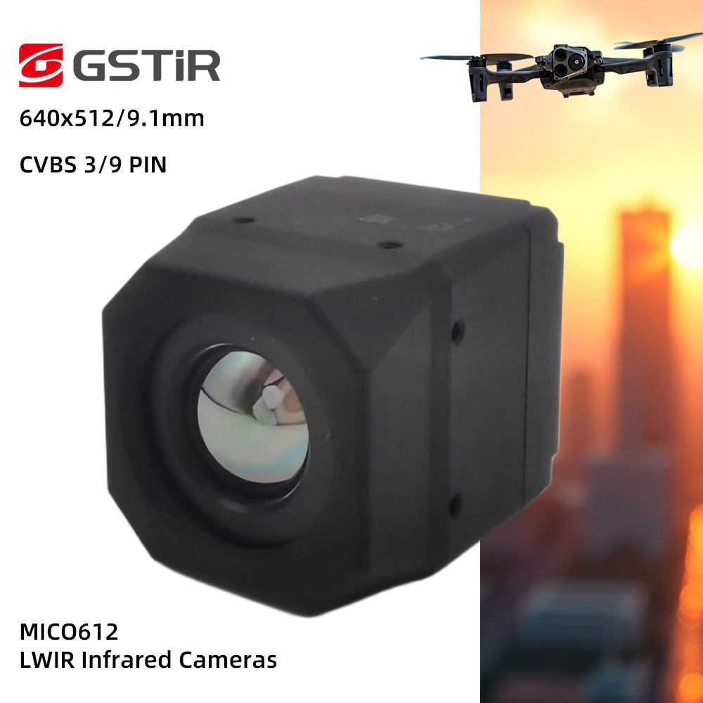 Drone Camera Thermal - GSTir Premium Yüksek Performanslı MICO612 Soğutmasız