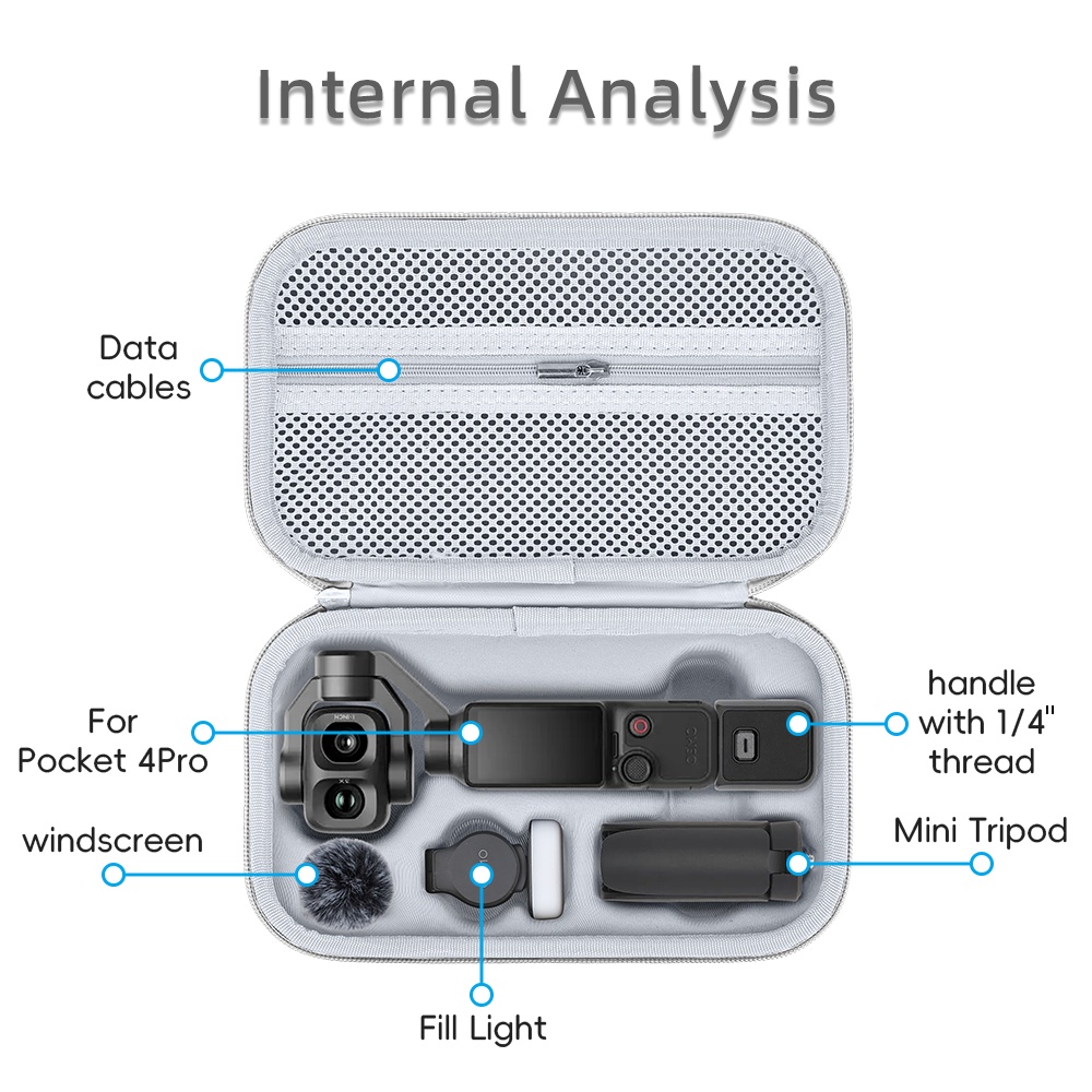 DJI Osmo Pocket 4P Creator Com - Drone Camera Case incelemesi ve fiyatı